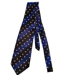 #6364 Vintage Blue Acetate Mens Necktie